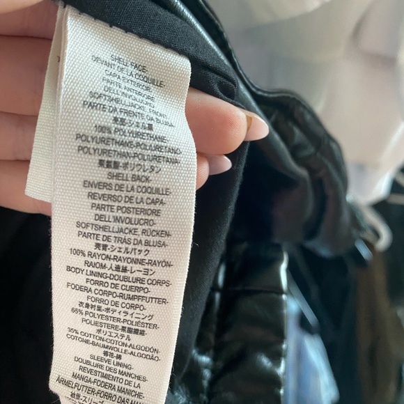 Free people leather jacket Moto jacket - Picture 9 of 9